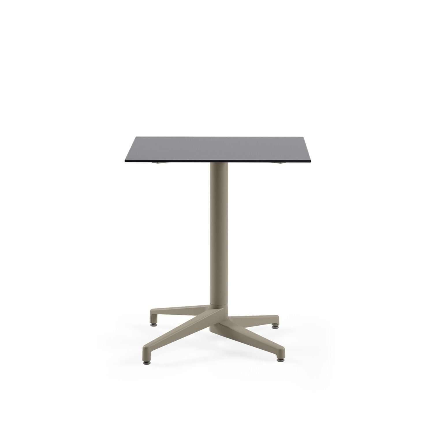 Antrasit Compact Laminat Bahçe Masası Vizon Ayaklı