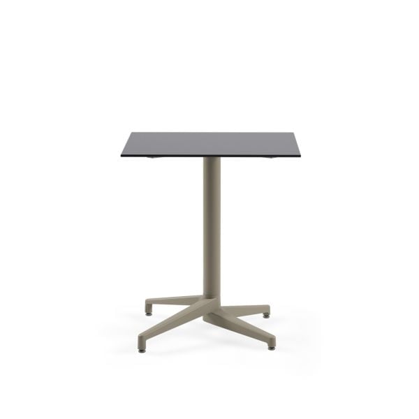 Antrasit Compact Laminat Bahçe Masası Vizon Ayaklı