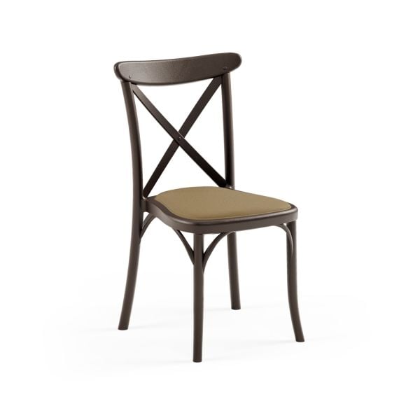 Venge Pedli Kumaş Tonet Plastik Cafe Sandalyesi