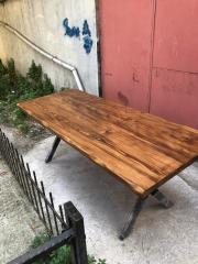 Ceviz Renk Kütük Masa 180x80.cm