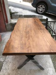 Ceviz Renk Kütük Masa 180x80.cm