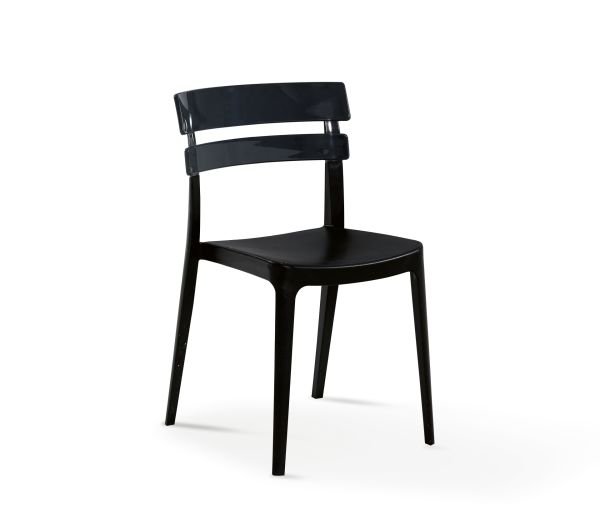 Siyah Antrasit Dış Mekan Bahçe Masa Sandalye Takımı 80x80 cm Kare