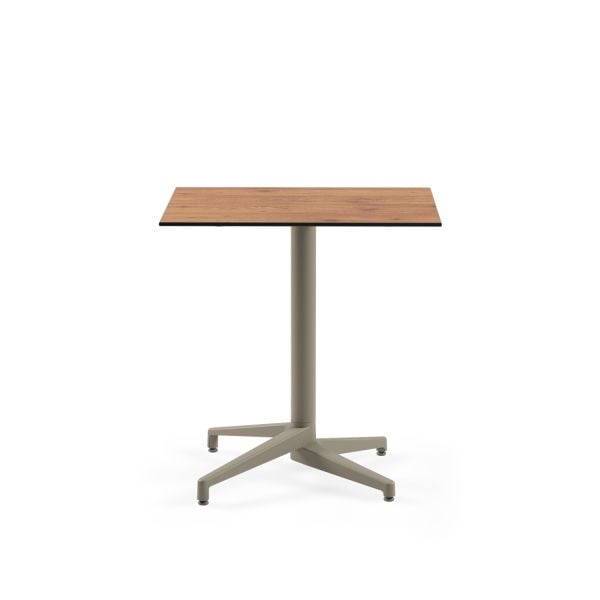 Novecento Compact Laminat Bahçe Masası Vizon Ayak 77x77