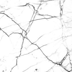 Beyaz Mermer Compact Paslanmaz Bahçe Masa Vizon Ayak 77x77