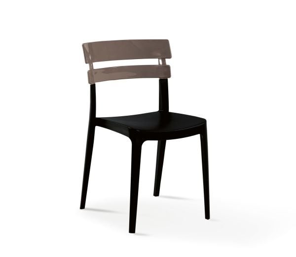 Siyah ve Kum Beji Kare Bahçe Masa Sandalye 80x80 cm 4 Kişilik