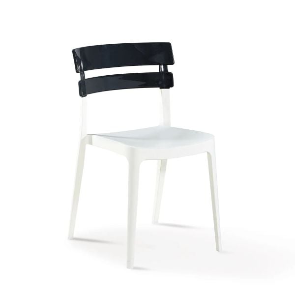 Beyaz Antrasit Bahçe Masası Sandalye Takımı 80x80 cm İç ve Dış Mekan Kullanımı İçin Uygun