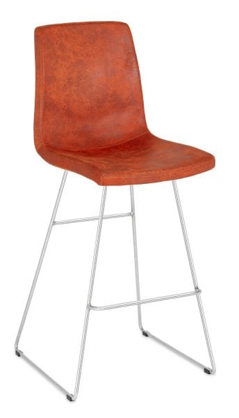 Norm Metal Krom Ayak Deri Mutfak Bar Sandalyesi – Ergonomik, Şık ve Dayanıklı Bar Sandalyesi | Mutfak, Cafe, Restaurant İçin Uygun