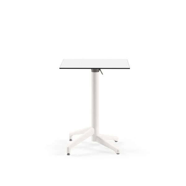 Beyaz Compact Katlanabilir Dış Mekan Bahçe Masası 60x60