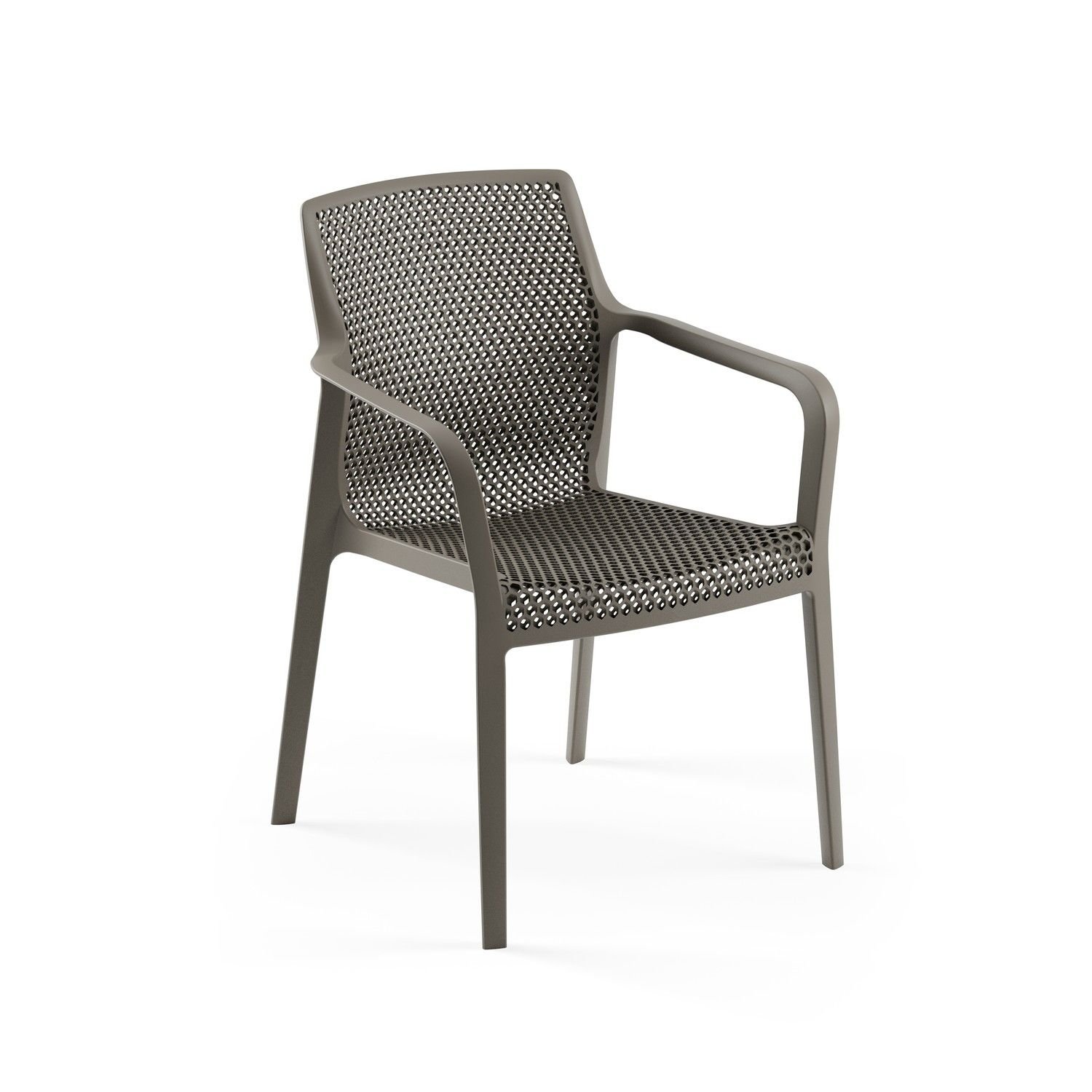 Vizon Kollu Plastik Bahçe Sandalyesi Dış Mekan Kullanım