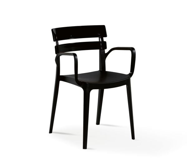 Siyah Bahçe Masa Sandalye Takımı 80x80 cm Kare Masa Takımı İç ve Dış Mekan Kullanımına Uygun Bahçe Balkon Teras Kafe Restoran Otel