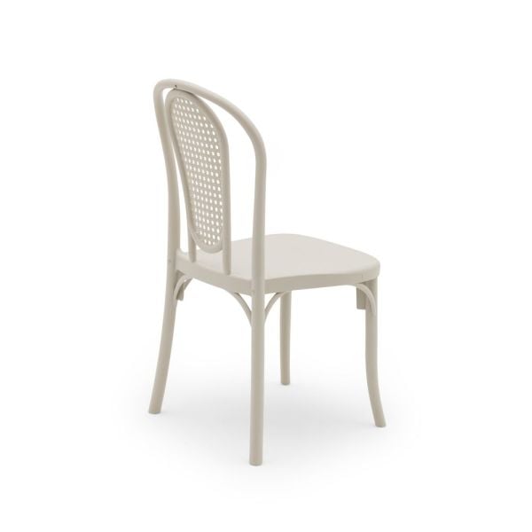 Bej 2 Kişilik Katlanır Bahçe Masa Sandalye Takımı 70x70 cm