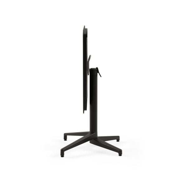 Siyah 2 Kişilik Katlanır Bahçe Masa Sandalye Takımı 70x70