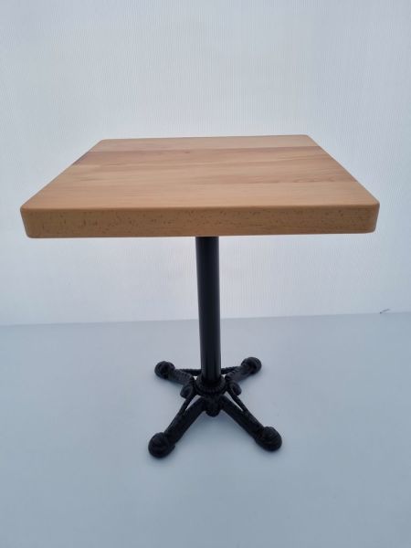 Kayın Kütük Cafe Masası 60x60