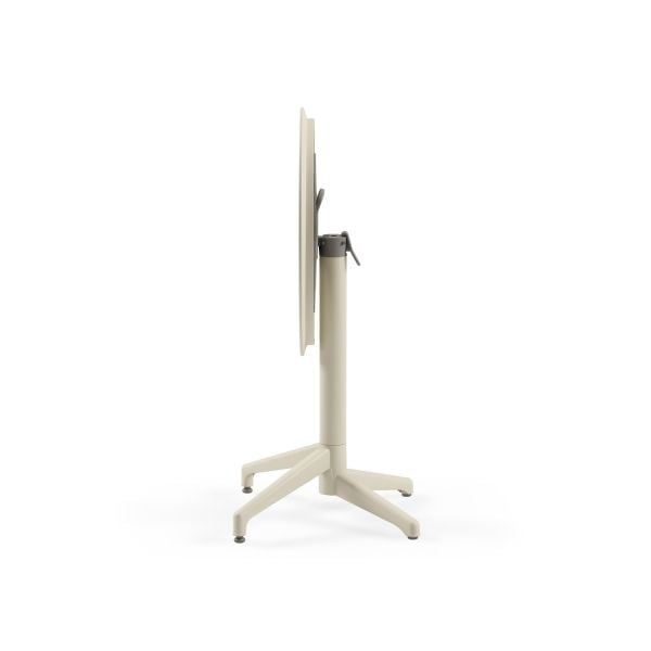 Bej 2 Kişilik Katlanabilir Bahçe Masa Sandalye Takımı 60cm