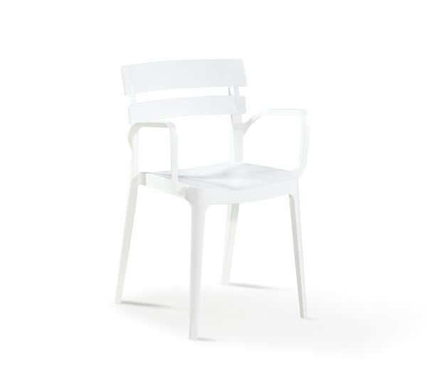 Şık ve Dayanıklı 4 Kişilik Beyaz Bahçe Masa Sandalye Takımı – İç ve Dış Mekan Kullanımı için İdeal