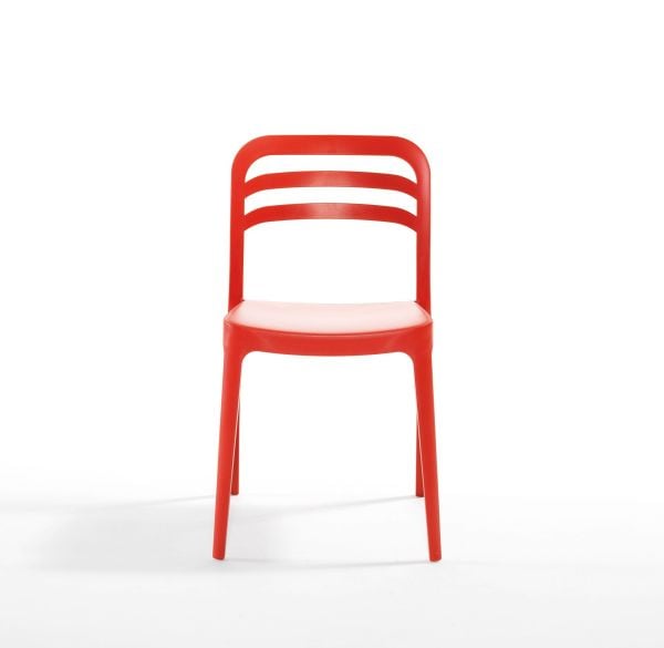 Kırmızı 4 Kişilik 80x80 cm Dış Mekan Masa Sandalye Takımı
