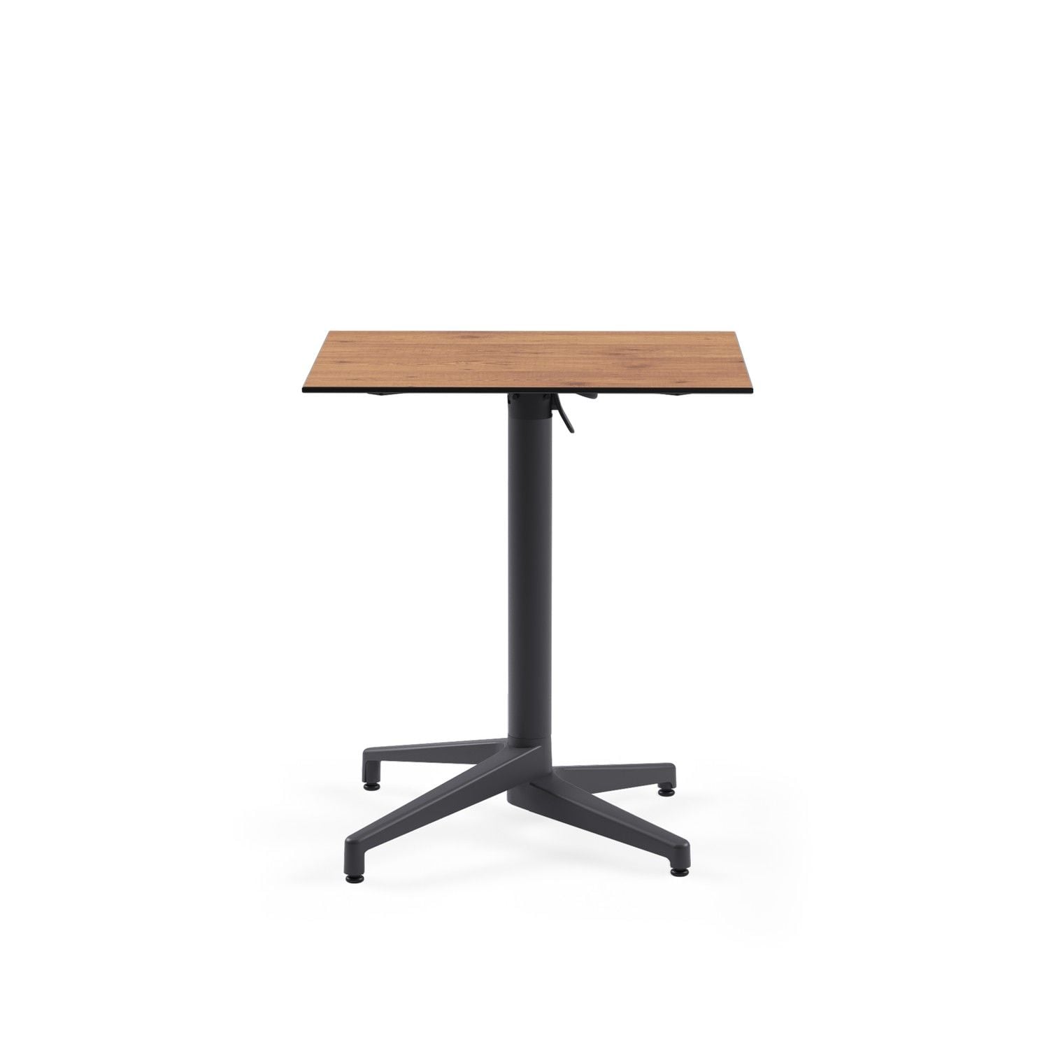 Novecento Ahşap Desenli Compact Katlanır Bahçe Masası 69x69