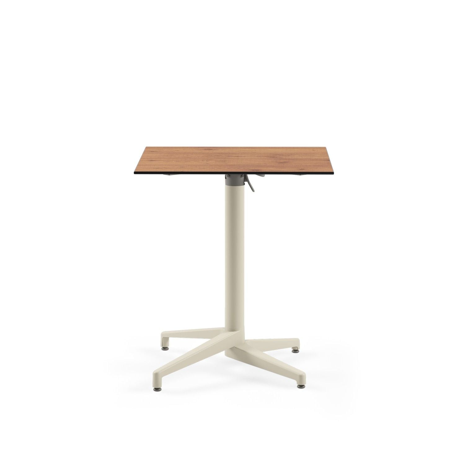 Bej Ayak Novecento Compact Katlanır Bahçe Masası 69x69