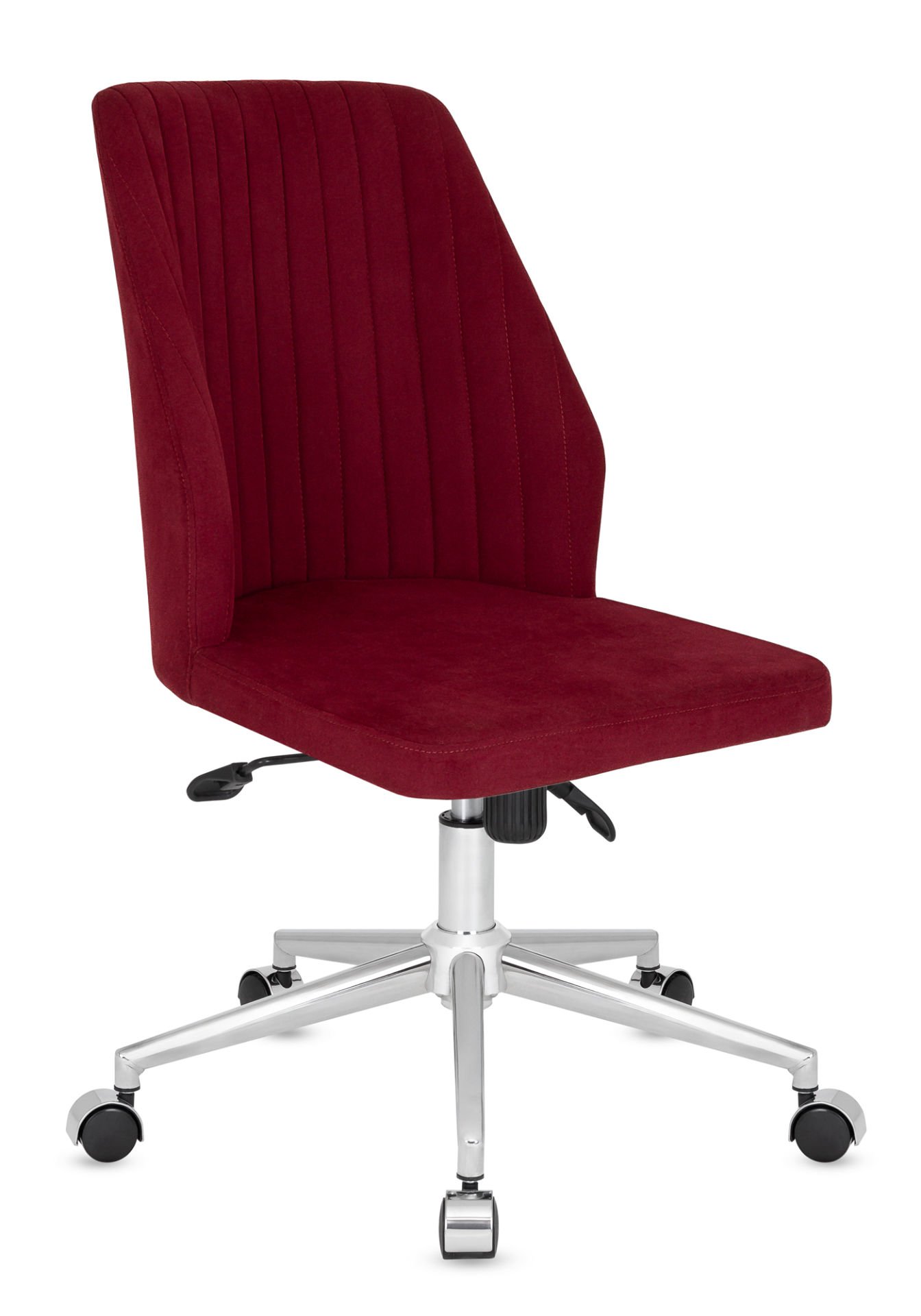Fast Modern Bordo Kumaş Ofis Çalışma Sandalyesi | Ergonomik, Ayarlanabilir, Şık ve Konforlu Ofis Koltuğu