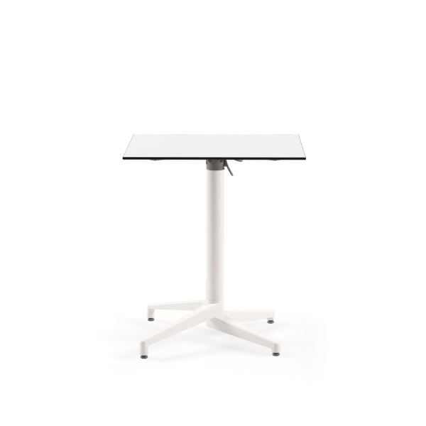 Beyaz Compact Katlanabilir Bahçe Masası Kare 69x69