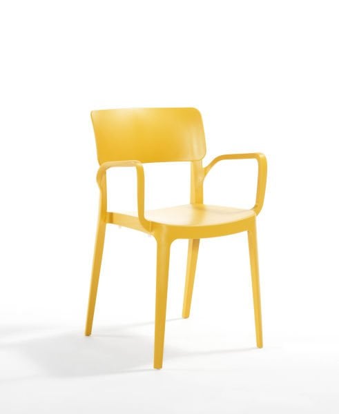 Hardal Renkli Bahçe Sandalyesi: Hem İç Hem Dış Mekanlar İçin İdeal Oturma Çözümü