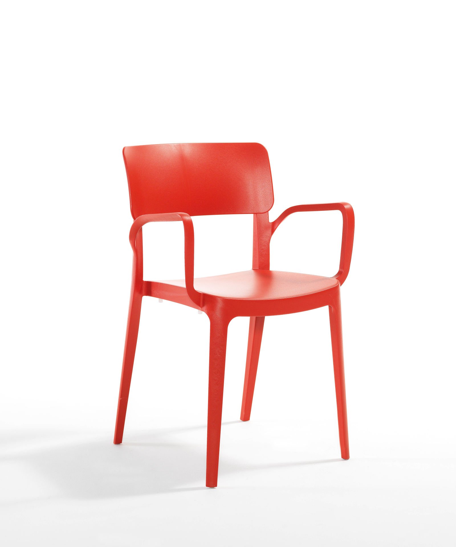 Kırmızı Dış Mekan Sandalyesi Mutfak Otel Teras Kafe Cafe Bahçe Sandalye