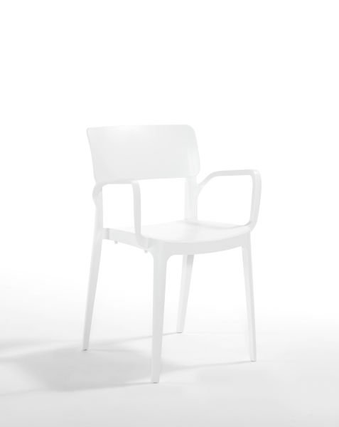 Beyaz Kollu Bahçe Sandalyesi Modelleri Mutfak Havuz Kenarı Teras ve Veranda İçin İdeal Seçenekler