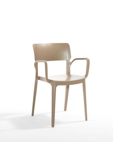 Kum Beji Renkli Dış Mekan Bahçe Masa Sandalye Takımı 80x80 cm Kare Tasarım ile Estetik Açık Alan Kullanımı