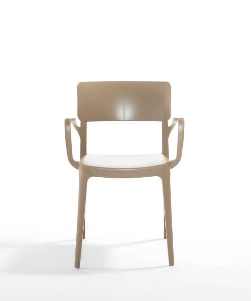 Kum Beji Renkli Dış Mekan Bahçe Masa Sandalye Takımı 80x80 cm Kare Tasarım ile Estetik Açık Alan Kullanımı