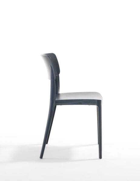 Antrasit Renkli Dış Mekan Bahçe Masa Sandalye Takımı 80x80 cm Kare Tasarım Ev Bahçe Kafe ve Restoran Kullanımına Uygun Şık ve Dayanıklı Seçenek