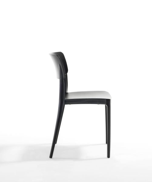 Siyah Kare Bahçe Masa Sandalye Takımı 80x80 cm Dış Mekan İçin Şık ve Dayanıklı Mobilya Seti Ev Bahçeleri Teras Balkon Restoran Kafe ve Açık Alan Kullanımı İçin İdeal