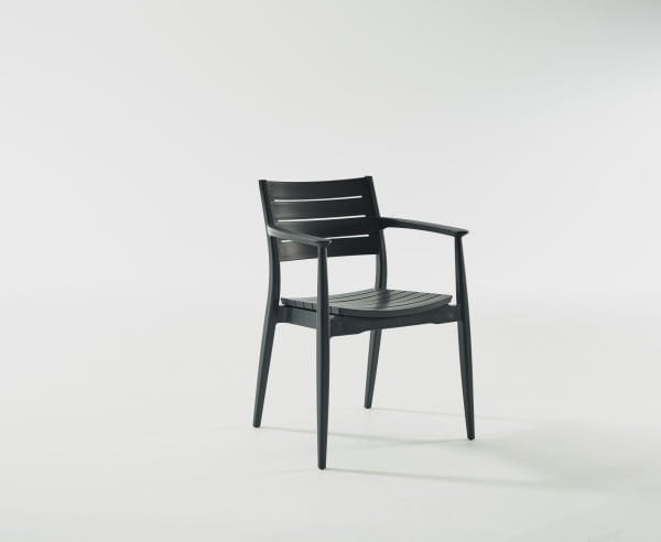 Antrasit Bahçe Koltuğu Dayanıklı ve Estetik Dış Mekan Sandalyesi