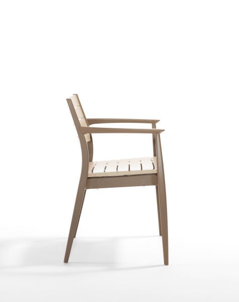 Çöl Kahve-Cappuccino Dış Mekan Koltuğu Hafif ve Kullanışlı Tasarım