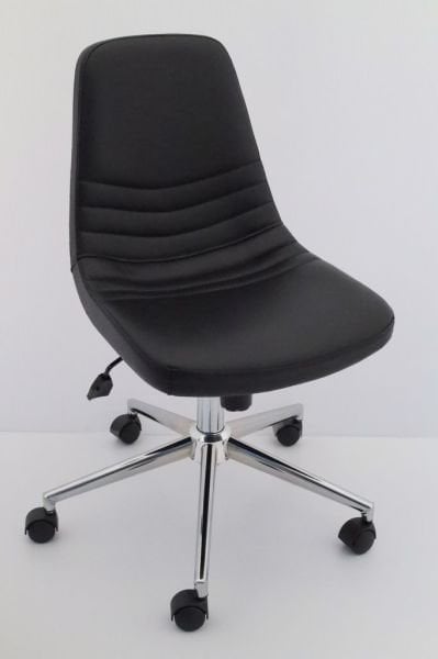 Parker Siyah Deri Rahat Ofis Çalışma Sandalyesi