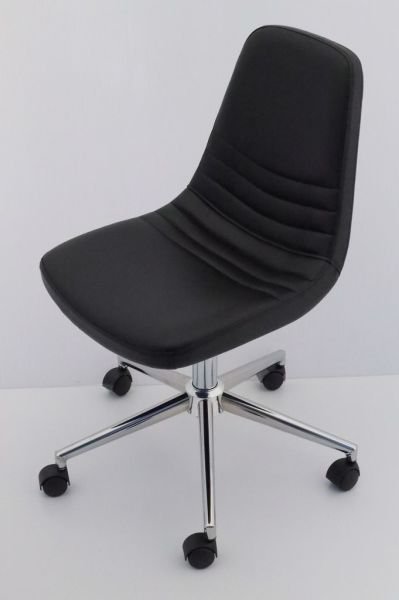 Parker Siyah Deri Rahat Ofis Çalışma Sandalyesi