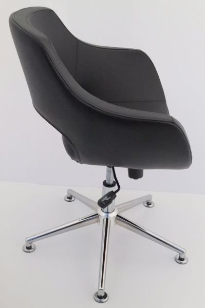 Tekerleksiz ofis çalışma koltuğu