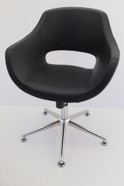 Tekerleksiz ofis çalışma koltuğu