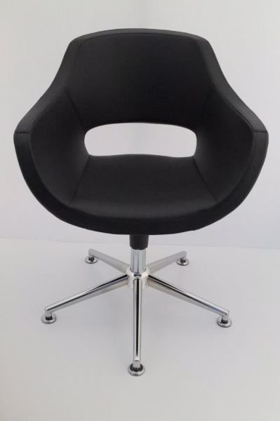 Tekerleksiz ofis çalışma koltuğu