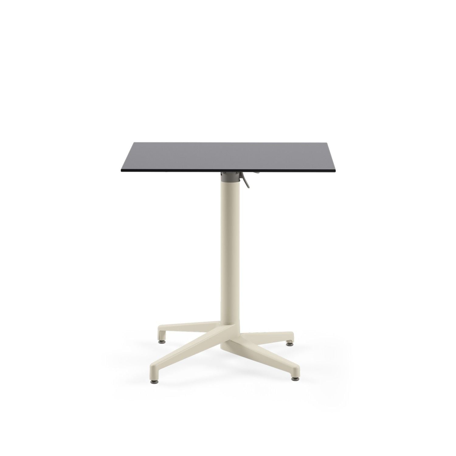 Antrasit Katlanır Çizilmeye Dayanıklı Compact Masa 77x77