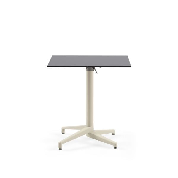 Antrasit Katlanır Çizilmeye Dayanıklı Compact Masa 77x77