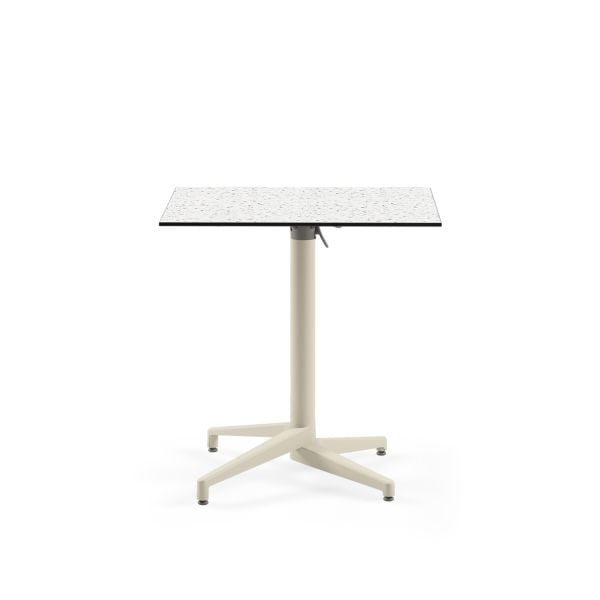 Katlanabilir Compact Paslanmaz Restoran Masası 77x77