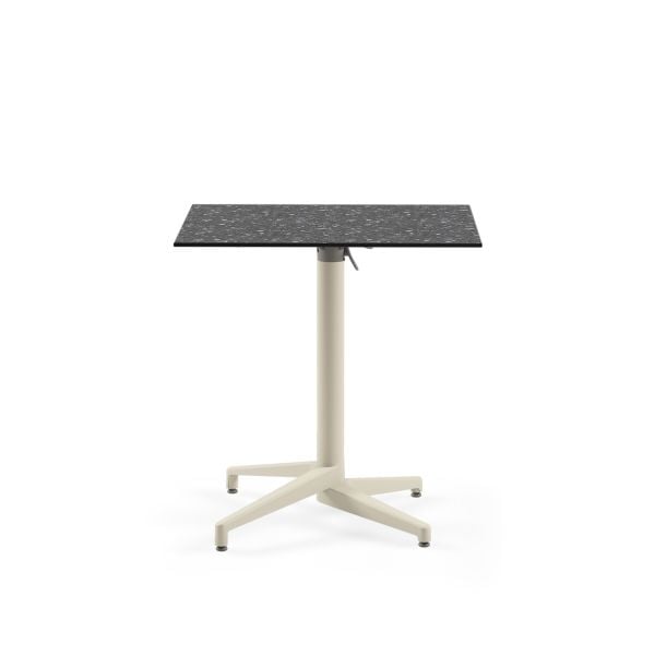 Katlanabilir Compact Paslanmaz Otel Masası 77x77