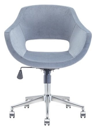 Ultra Açık Gri Kumaş Rahat Ofis Çalışma Sandalyesi