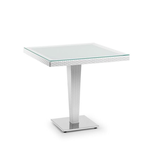 Vizon Renk Dış Mekan Bahçe Restaurant Masası 80x80.cm