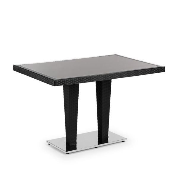 Vizon Renk Paslanmaz Dış Mekan Bahçe Restaurant Masası 120x80.cm