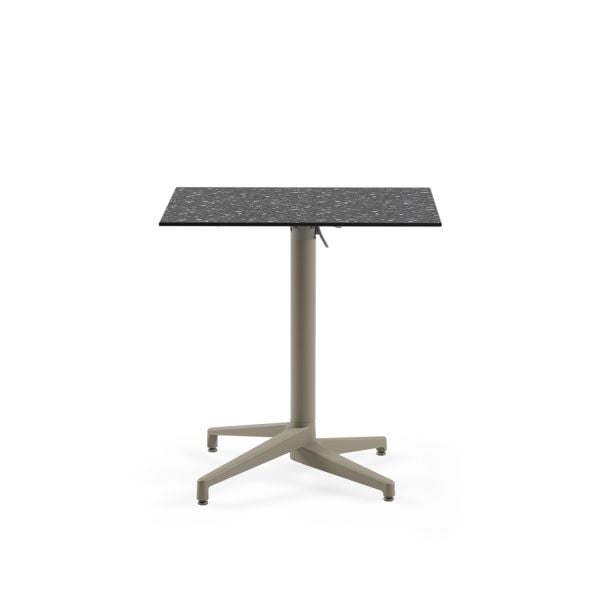 Katlanır Paslanmaz Terrazzo Mermer Compact Masa