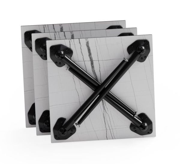 Compact Mutfak Masa Sandalye Takımı 4 Kişilik 77x77