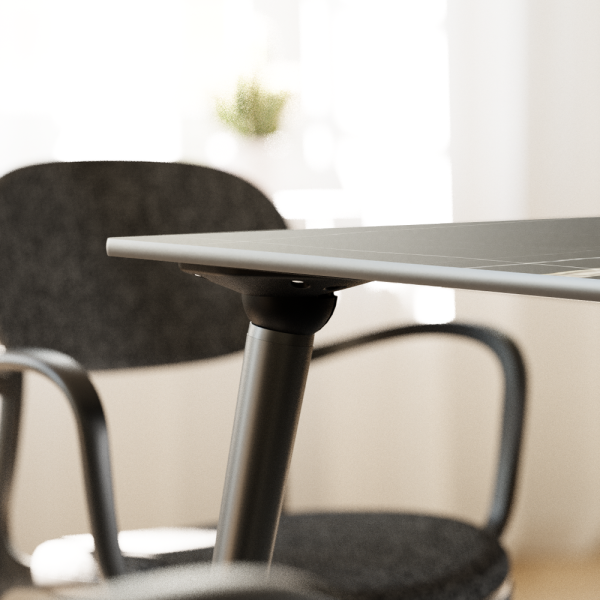 Compact Mutfak Masa Sandalye Takımı 4 Kişilik 77x77