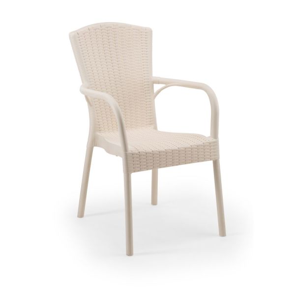 RATTAN PLASTİK WENGE BAHÇE MASA SANDALYE TAKIMI