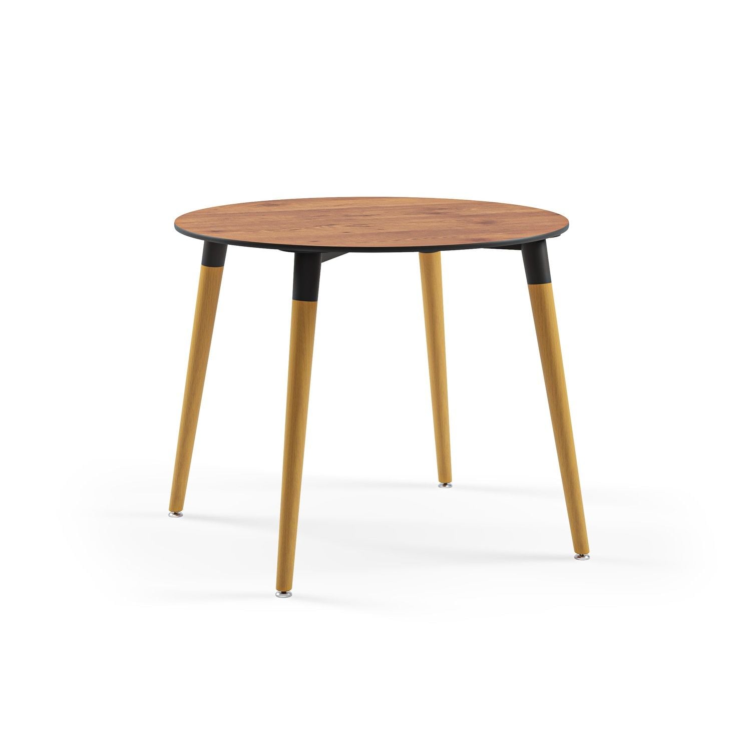 Novecento Ahşap Ayaklı Yuvarlak Compact Masa 90 cm